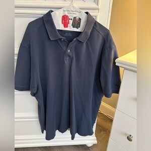 Tommy Bahama Men’s Navy Short Sleeve Polo Shirt Size XXL